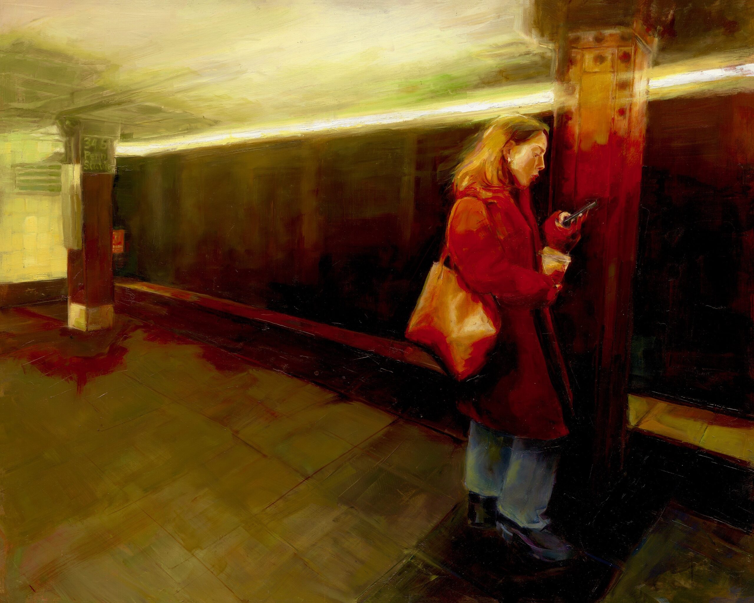 Figure Standing on Platform